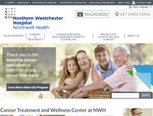 Tablet Screenshot of nwhcancercenter.org